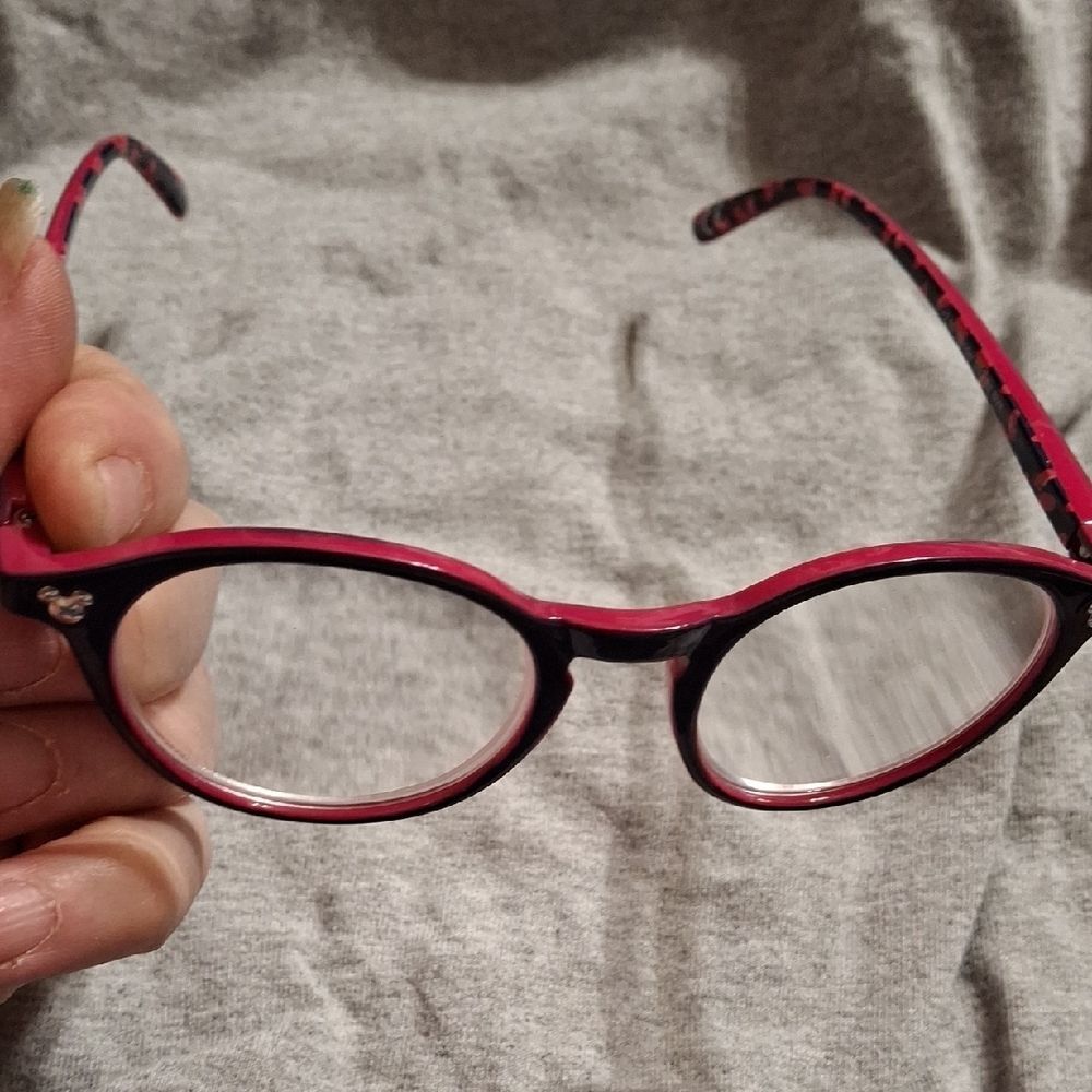 Disney Foster Grant Round 2.50 Reading Glasses - Pink and Navy - Picture 5 of 5